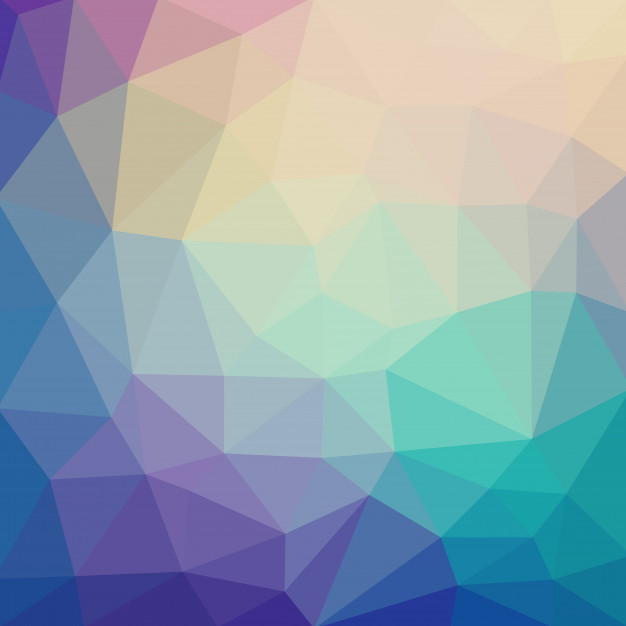 626x626 Light Cold Vector Low Poly Crystal Background Vector Premium