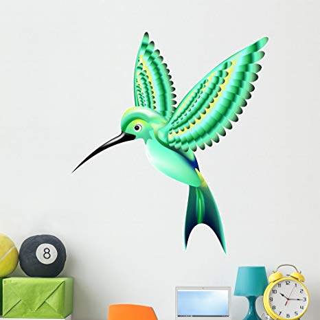 466x466 Wallmonkeys Hummingbird Bird Colibri Bird Hummingbird