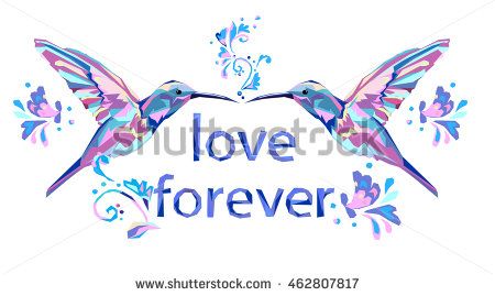 450x269 Card For February Vector, Valentine's Day Illustration