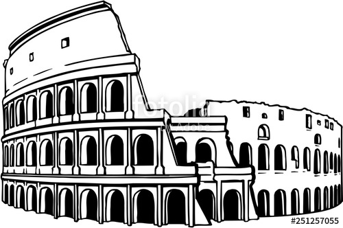 500x332 Coliseum Vector Illustration Stock Image And Royalty Free Vector