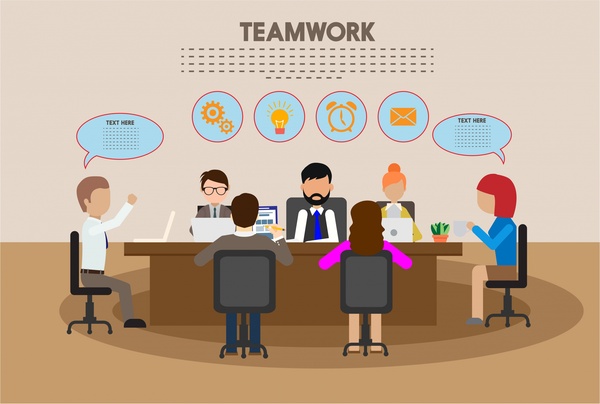 Collaboration Vectors Free Vector Download 600x404 Collaboration Vectors Free Vector Download