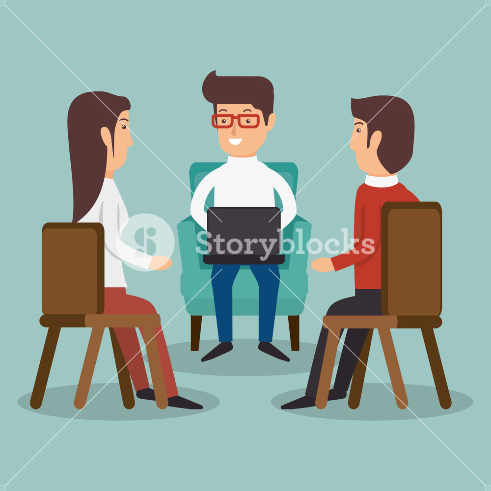 Teamwork People Office Collaboration Vector Illustration 1000x1000 Teamwork People Office Collaboration Vector Illustration