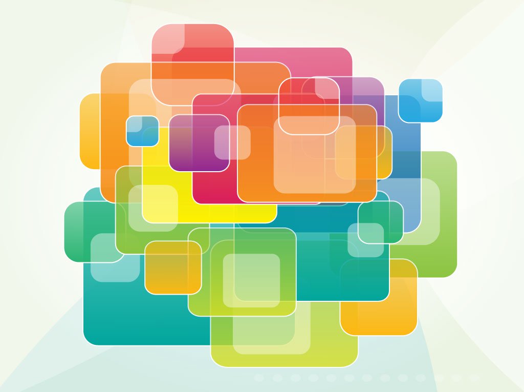 1024x765 Geometric Collage Vector Art Graphics