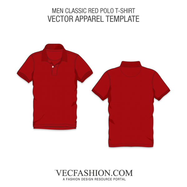 600x600 Men Classic Red Polo T Shirt