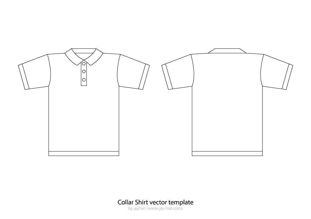 Collar T Shirt Vector at Collection of Collar T Shirt