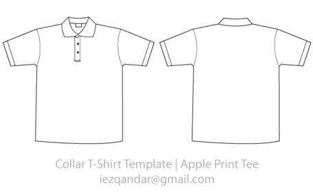 456x285 Free Vector Collar Tee Templates Clipart And Vector Graphics