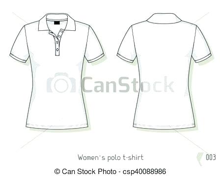 450x360 Collar T Shirt Template For Photoshop
