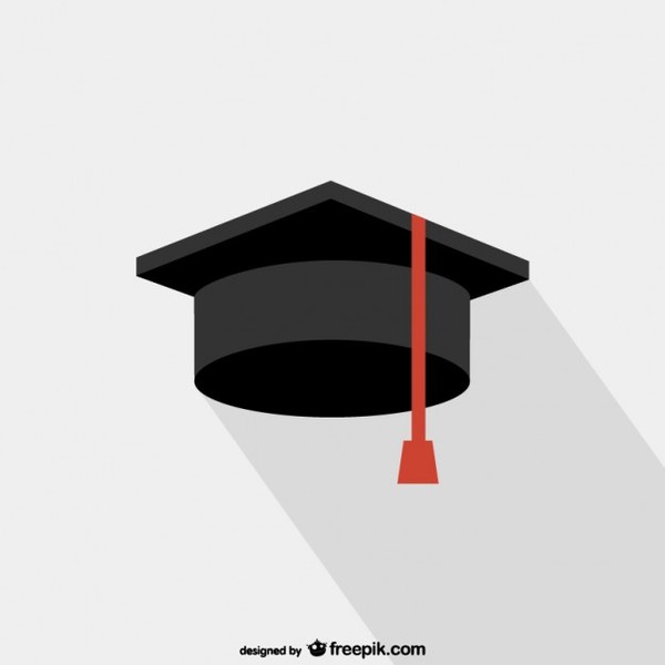 600x600 Graduation College Hat Free Vector