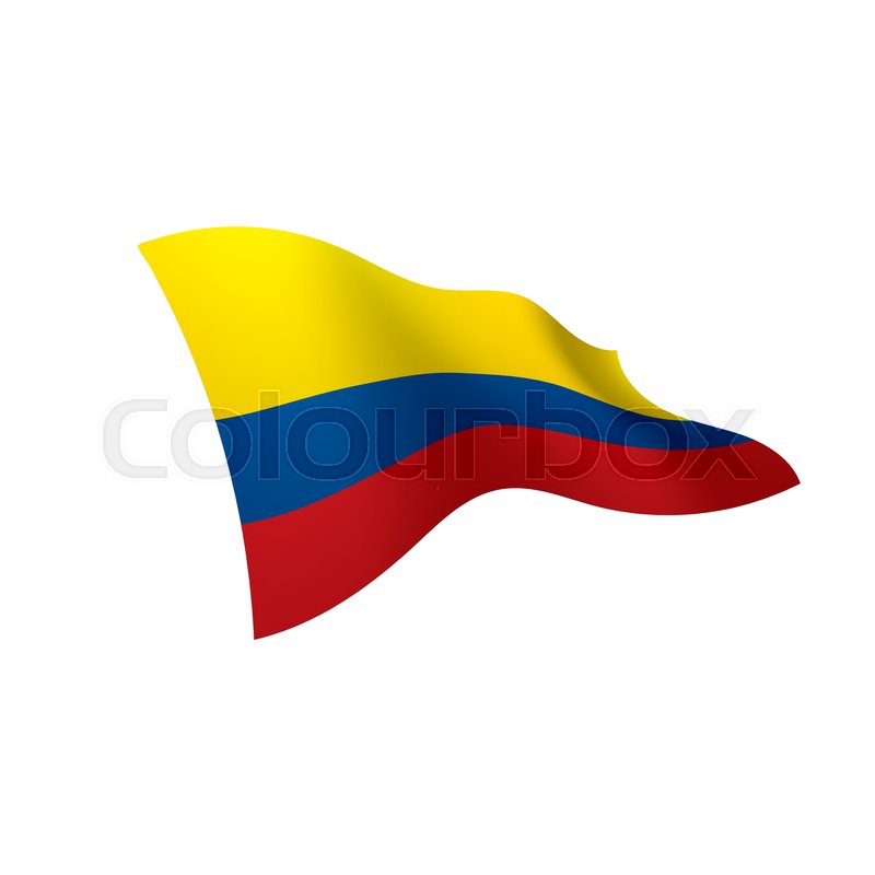 800x800 Colombia Flag, Vector Illustration On Stock Vector Colourbox