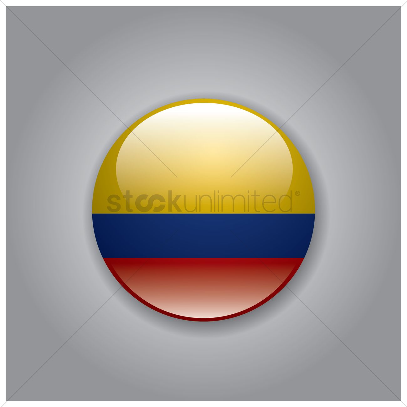 1300x1300 Colombia Flag Vector Image