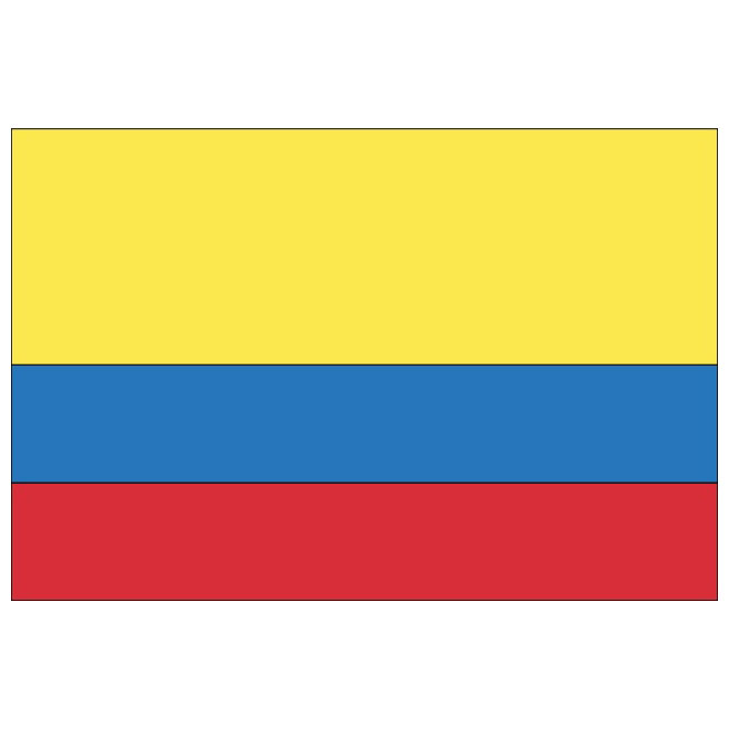660x660 Colombia Vector Flag