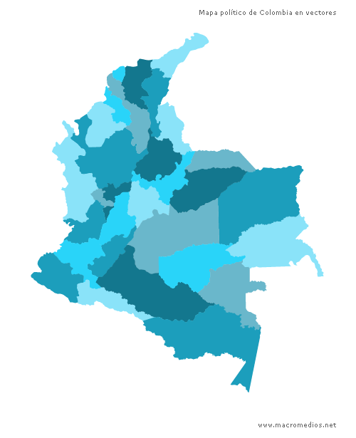 500x615 Mapa De Colombia En Vectores Usabilidad Y Ux En Colombia