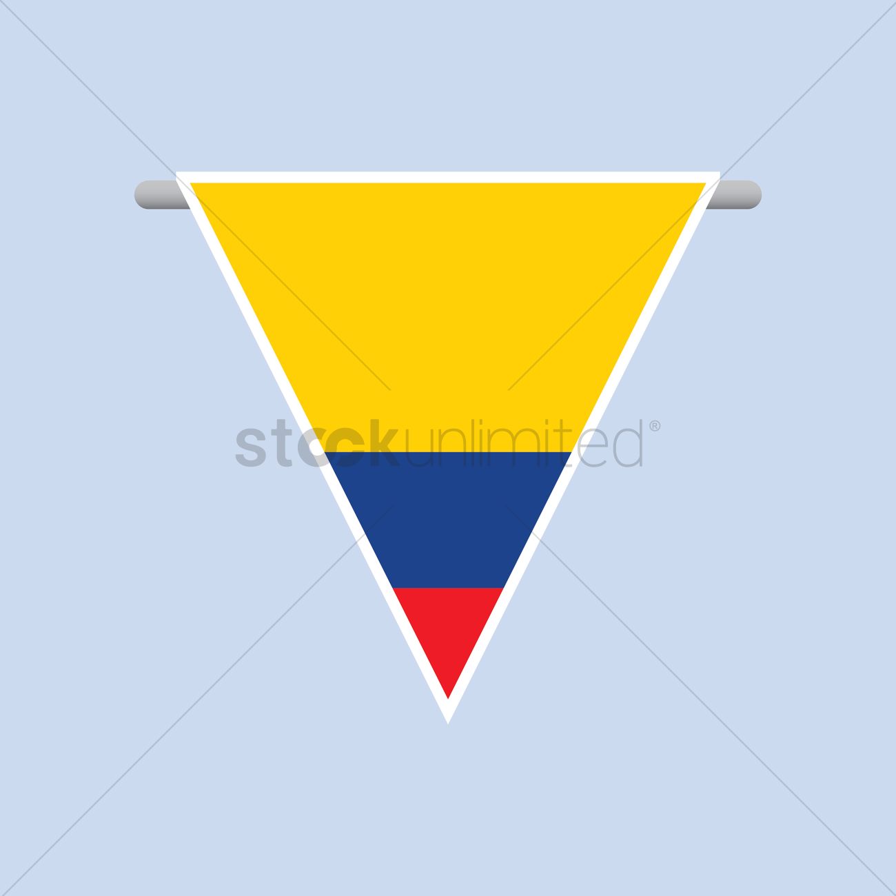1300x1300 Colombian Flag Vector Image