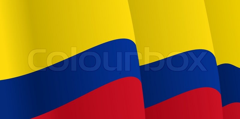 800x399 Background With Waving Colombian Flag Stock Vector Colourbox