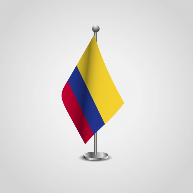 640x640 Colombia Flag Design Vector, Colombia, Flag, Design Png And Vector