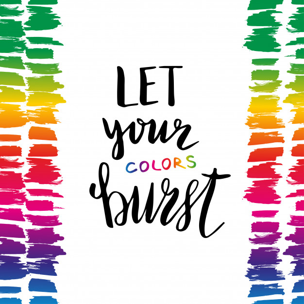 Let Your Colors Burst Illustration On A Creative Rainbow 626x626 Let Your Colors Burst Illustration On A Creative Rainbow