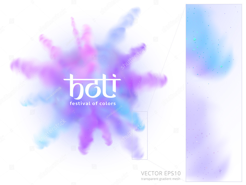 Vector Color Burst Of Powder 800x600 Vector Color Burst Of Powder