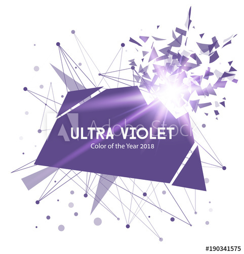 Ultra Violet Color Explosion Vector Banner 482x500 Ultra Violet Color Explosion Vector Banner