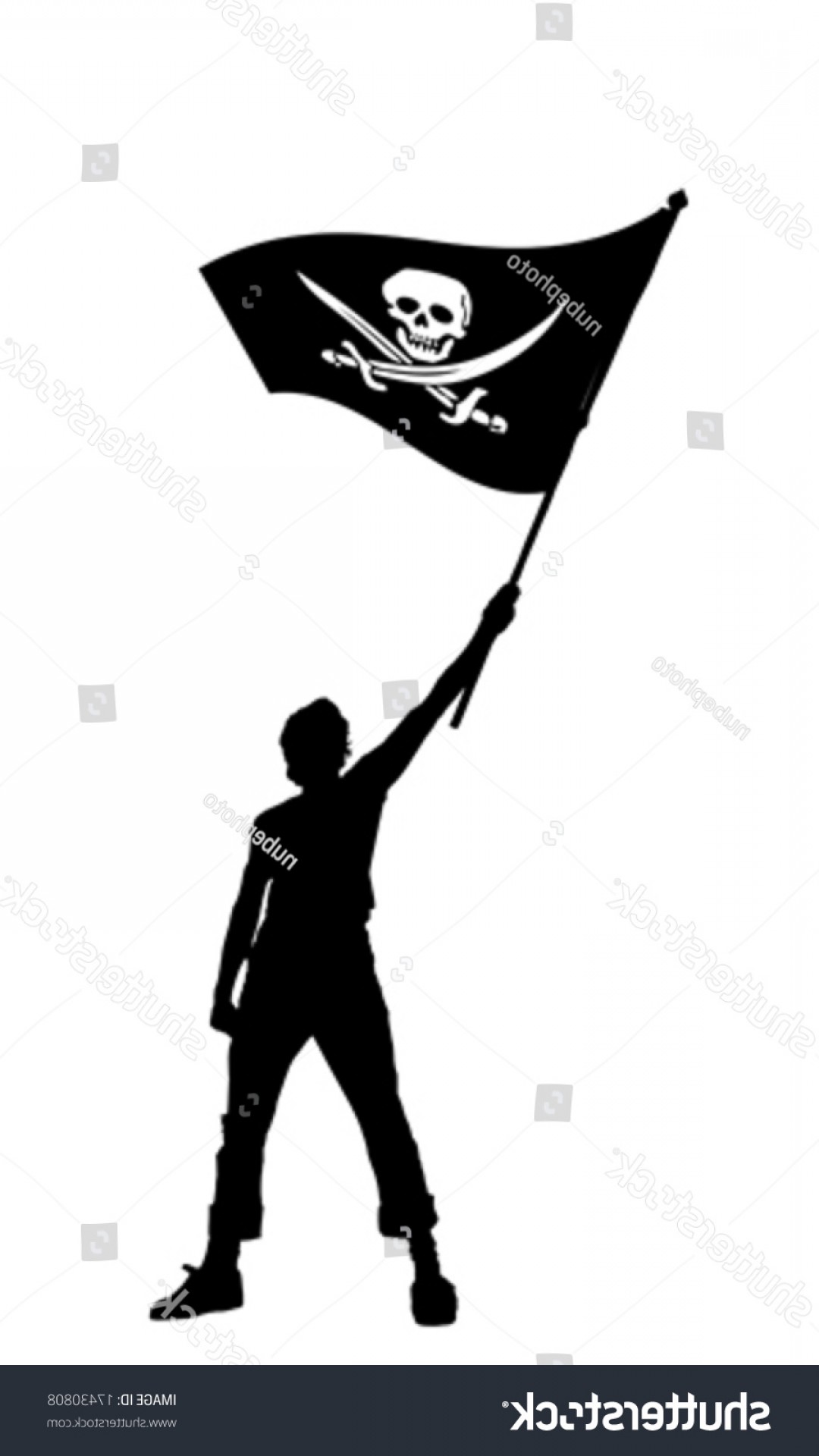 1080x1920 Vector Illustration Young Man Holding Pirate Soidergi