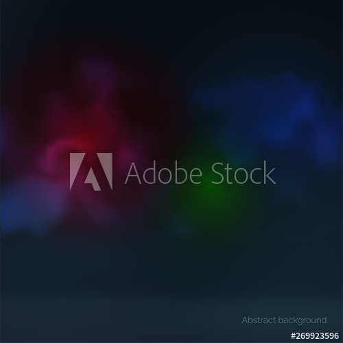 500x500 Abstract Dark Full Color Background Glowing Multicolored Smoke