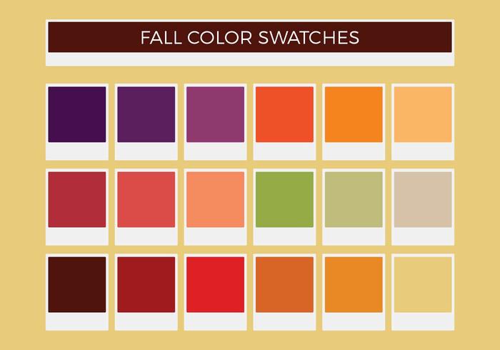 Free Fall Vector Color Swatches 700x490 Free Fall Vector Color Swatches