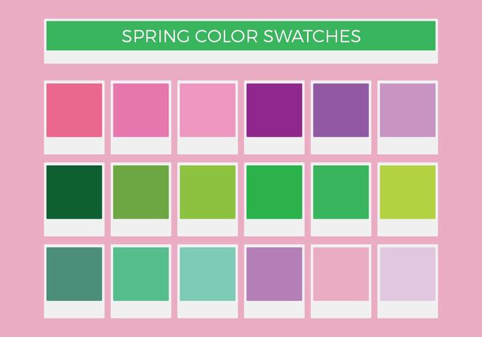 Free Spring Vector Color Swatches 700x490 Free Spring Vector Color Swatches