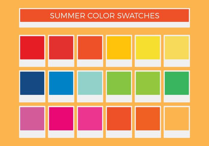 Free Summer Vector Color Swatches 700x490 Free Summer Vector Color Swatches