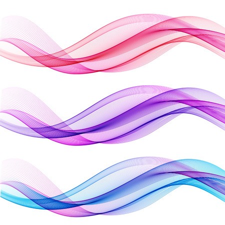 450x449 Abstract Motion Smooth Color Wave Vector Set Of Curve Colorful