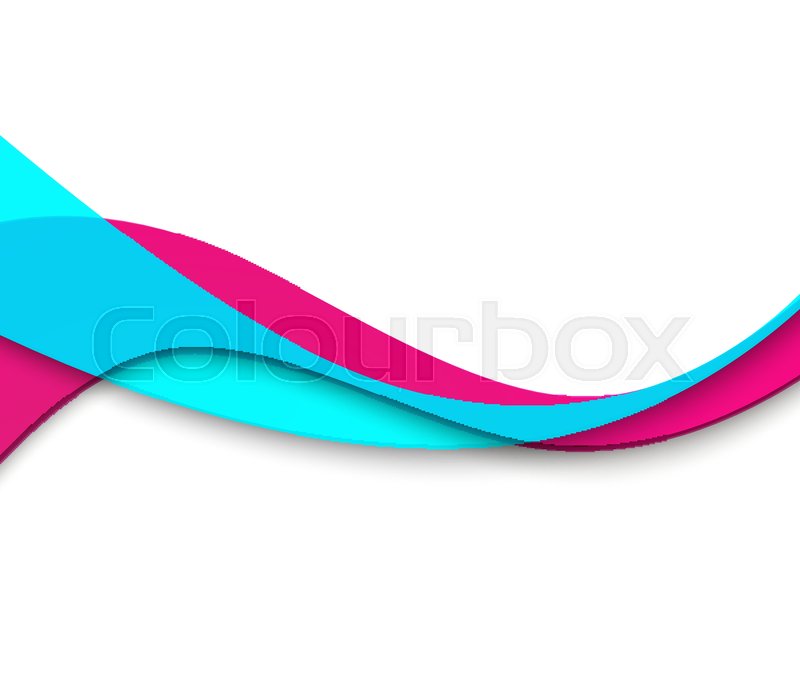 800x685 Abstract Smooth Color Wave Vector Stock Vector Colourbox