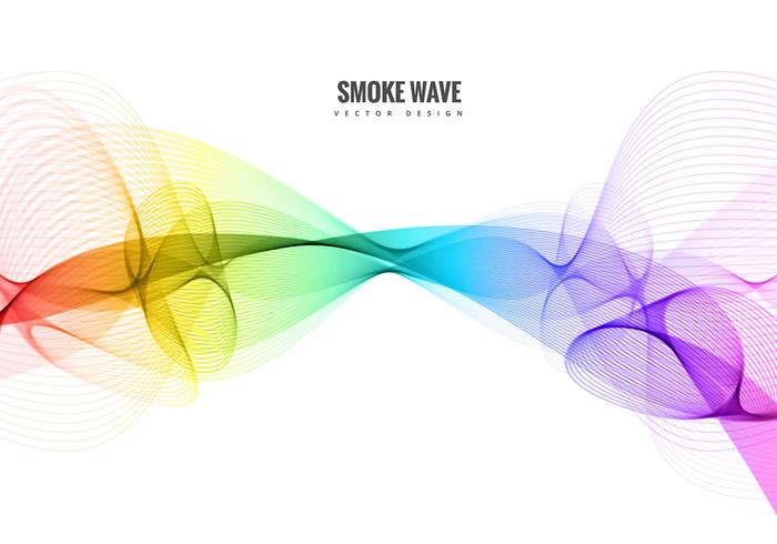 700x490 Colored Smoke Line Wave Vector