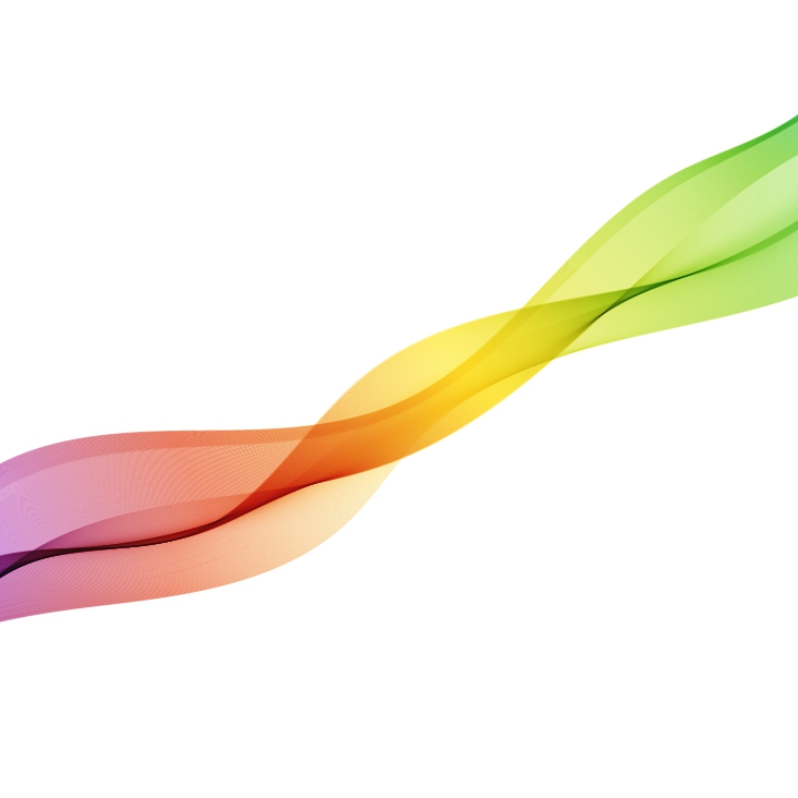 732x732 Abstract Motion Smooth Color Wave Vector