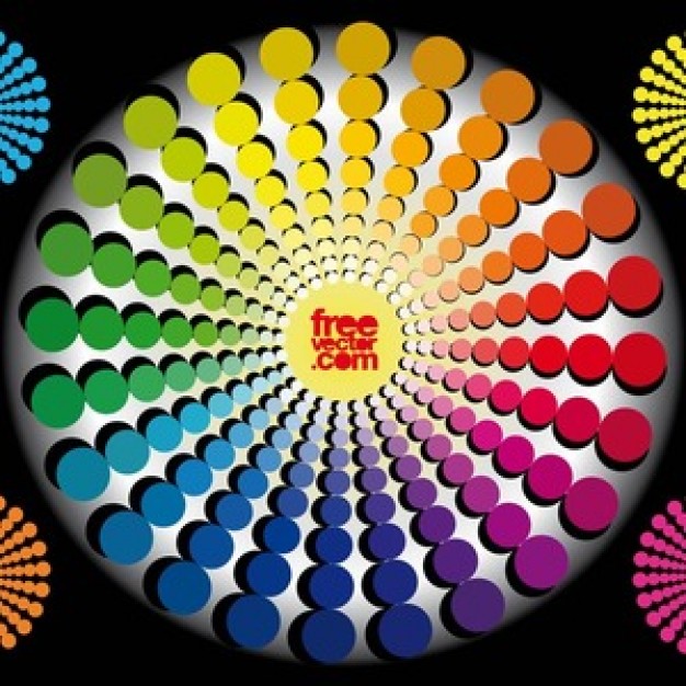 626x626 Color Wheel Vector Free Download