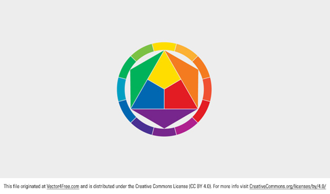 1136x670 Free Vector Color Wheel