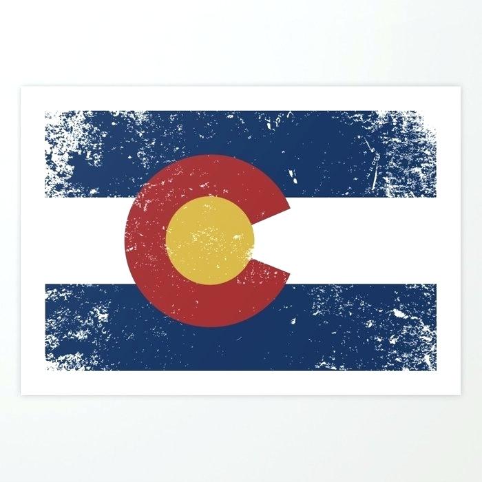 700x700 Colorado Flag Art Bavse