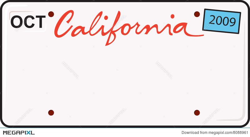 800x441 License Plate Clipart