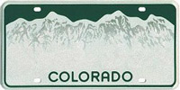 Colorado License Plate Vector at Vectorified.com | Collection of ...