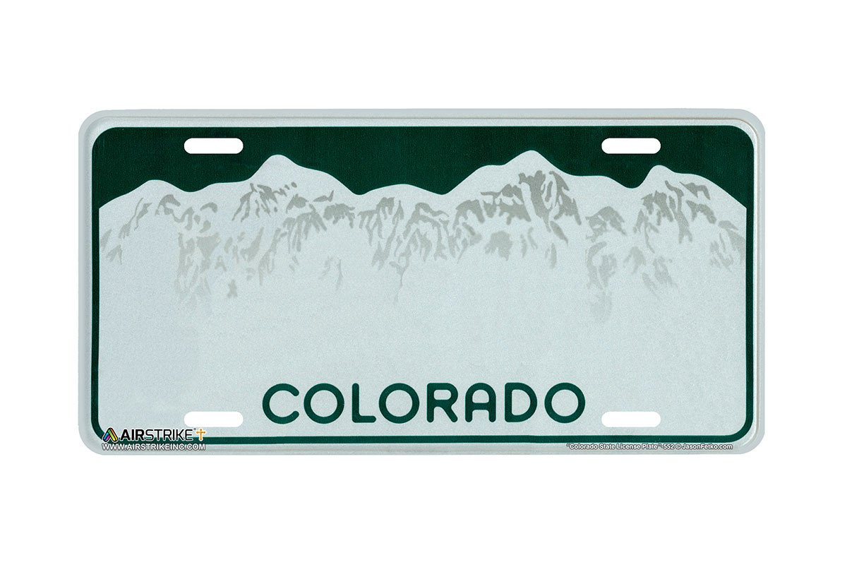 Colorado License Plate Vector at Collection of