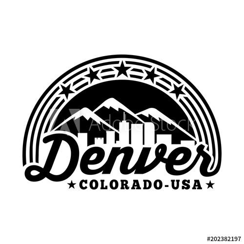 500x500 Denver Colorado Logo Vector And Illustration