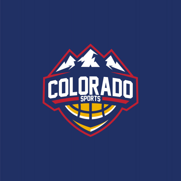 626x625 Logo Basketball Colorado Sports Vector Premium Download