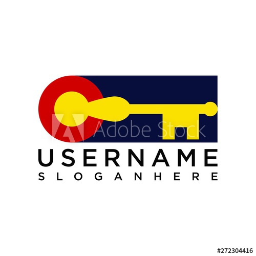 500x500 Colorado Key Concept Logo Vector