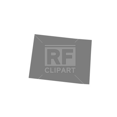 400x400 Colorado Map Silhouette Free Vector Image Vector Artwork