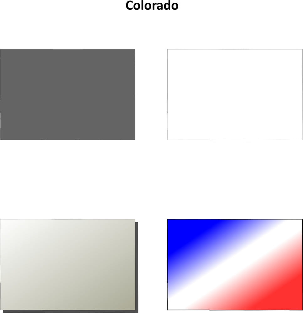 967x1000 Colorado Outline Map Set Vector Free Graphics Uihere