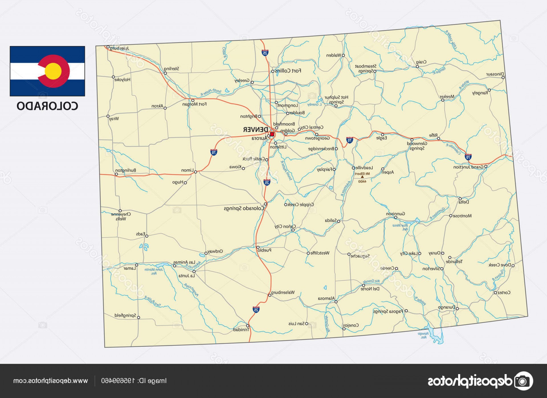 Colorado Map Vector at Vectorified.com | Collection of Colorado Map ...