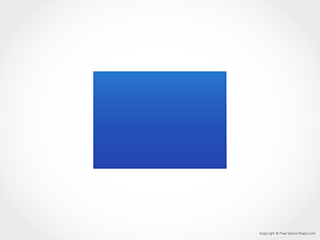 460x345 Vector Map Of Colorado