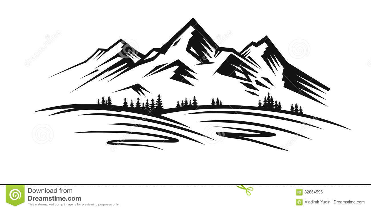 Colorado Mountains Vector at Vectorified.com | Collection of Colorado