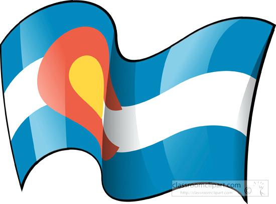 550x406 The Colorado State Flag State Flag Grunge Vector Image Colorado