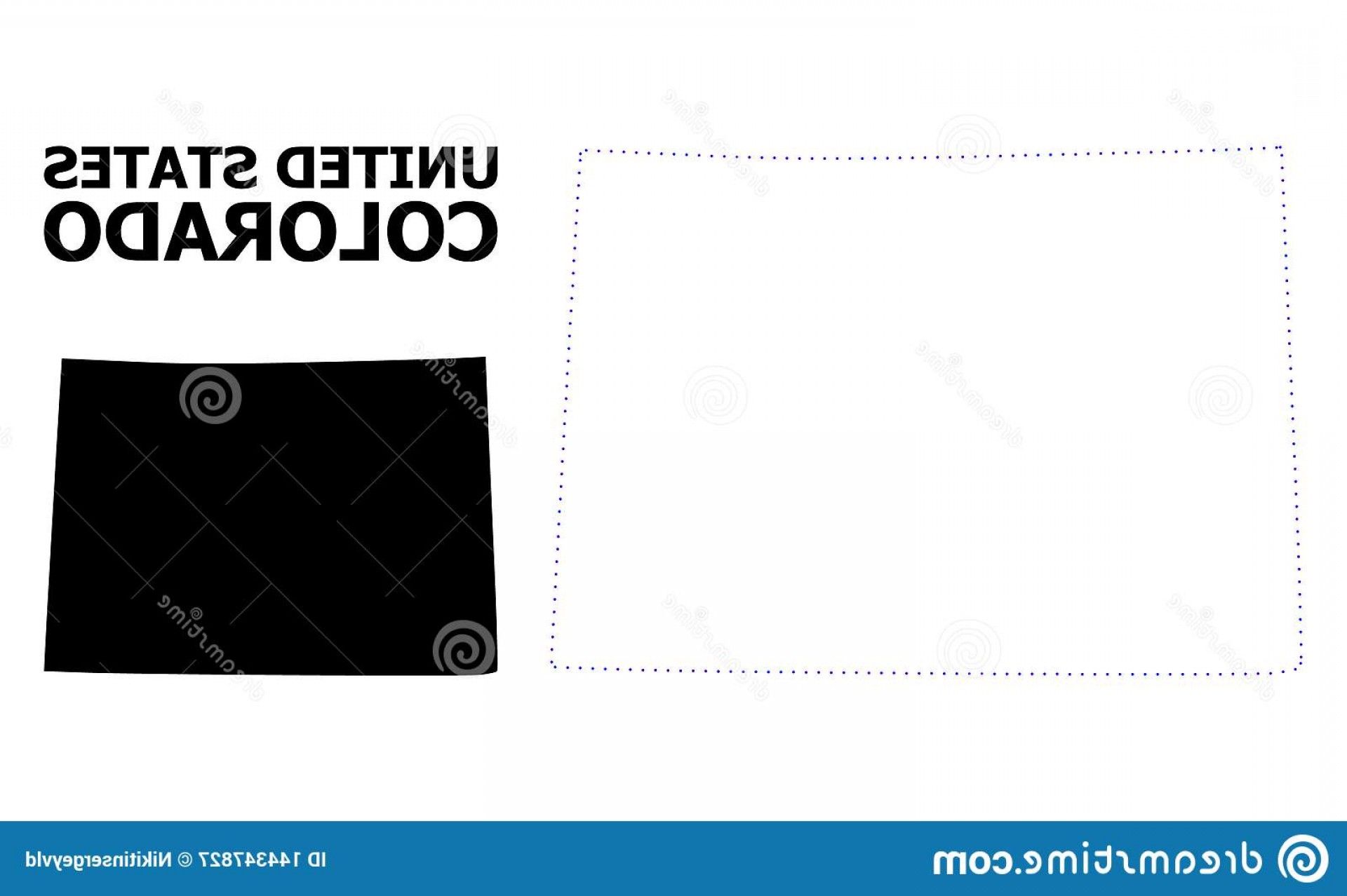 Vector Contour Dotted Map Colorado State Name Caption Isolated 1920x1278 Vector Contour Dotted Map Colorado State Name Caption Isolated