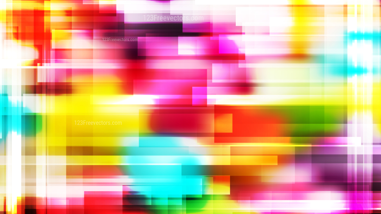 1280x720 Geometric Abstract Colorful Background Vector Graphic