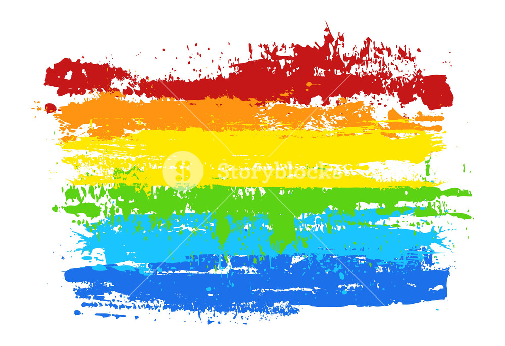 1000x685 Abstract Grunge Colorful Banner Vector Royalty Free Stock Image