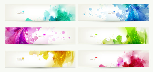 Colorful Banner Vector at Vectorified.com | Collection of Colorful ...